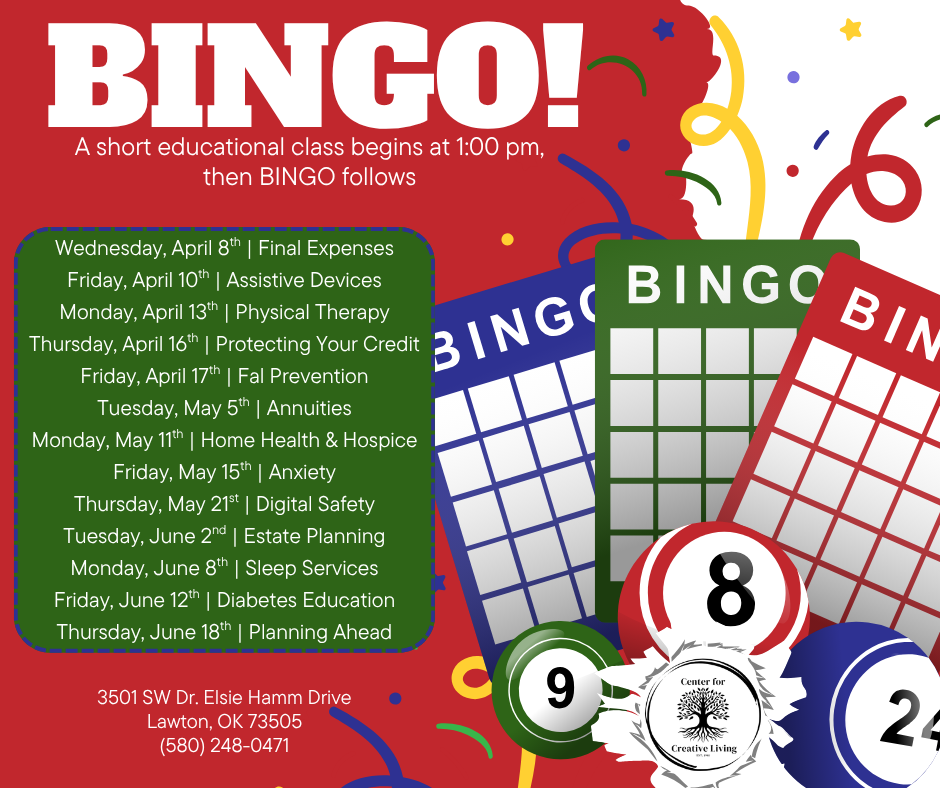 CCL Bingo program graphic